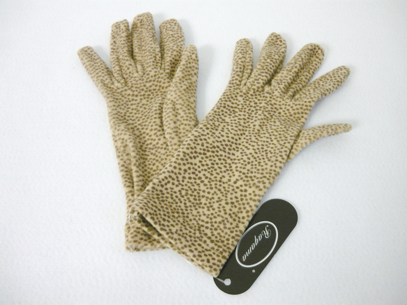 Guanti microfibra Beige