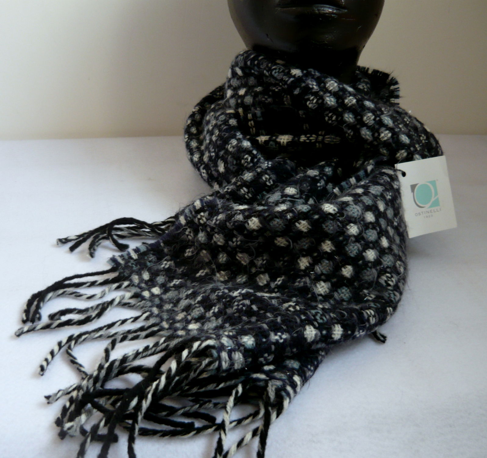 Sciarpa OSTINELLI made in Italy misto lana