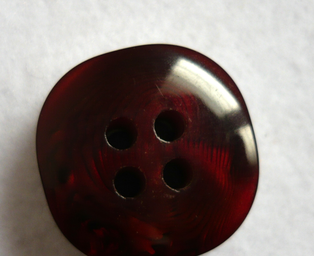 Bottone anni 60 in ABS e resina - immagine 4