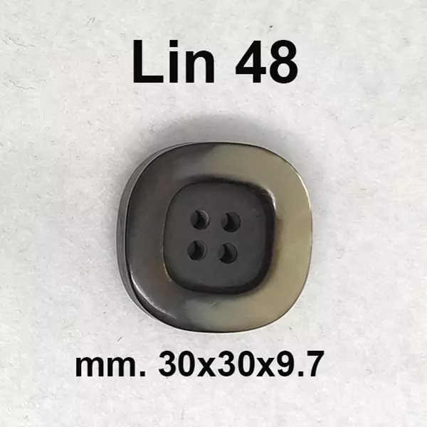 Bottone vintage simil madreperla anni 70 - immagine 5