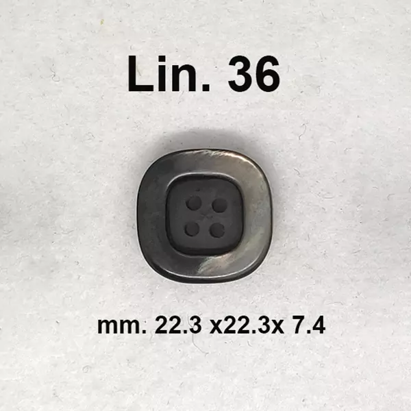 Bottone vintage simil madreperla anni 70 - immagine 7