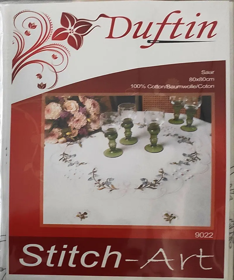 Tovaglia prestampata da ricamare a punto croce