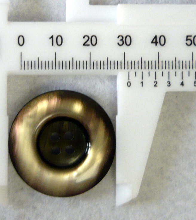 Bottone a quattro fori piatto anni 70 - immagine 4