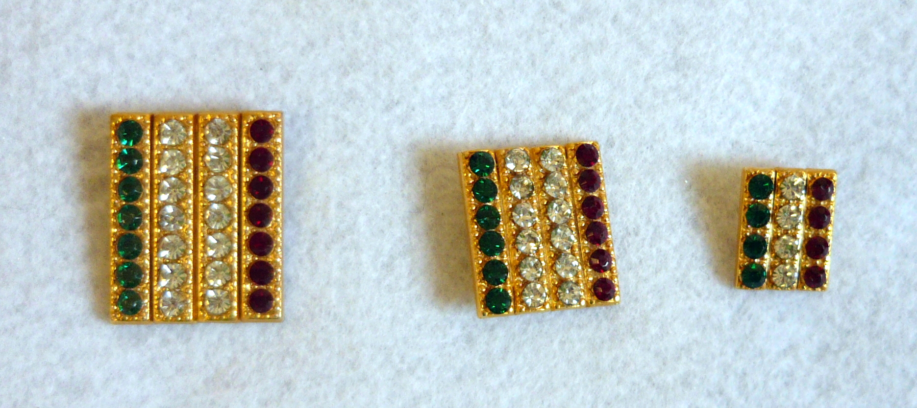 Bottone bandiera italiana di Swarovski - immagine 5