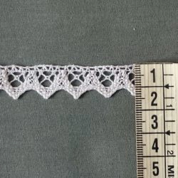 Pizzo tombolo bianco (100% cotone )