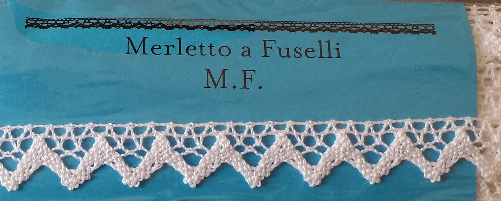 Pizzo bianco mm. 20 (cotone 100%)