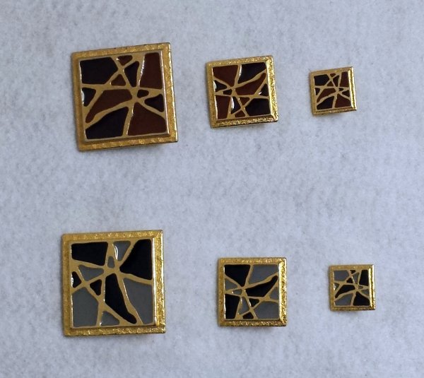 Bottone  quadrato - immagine 2