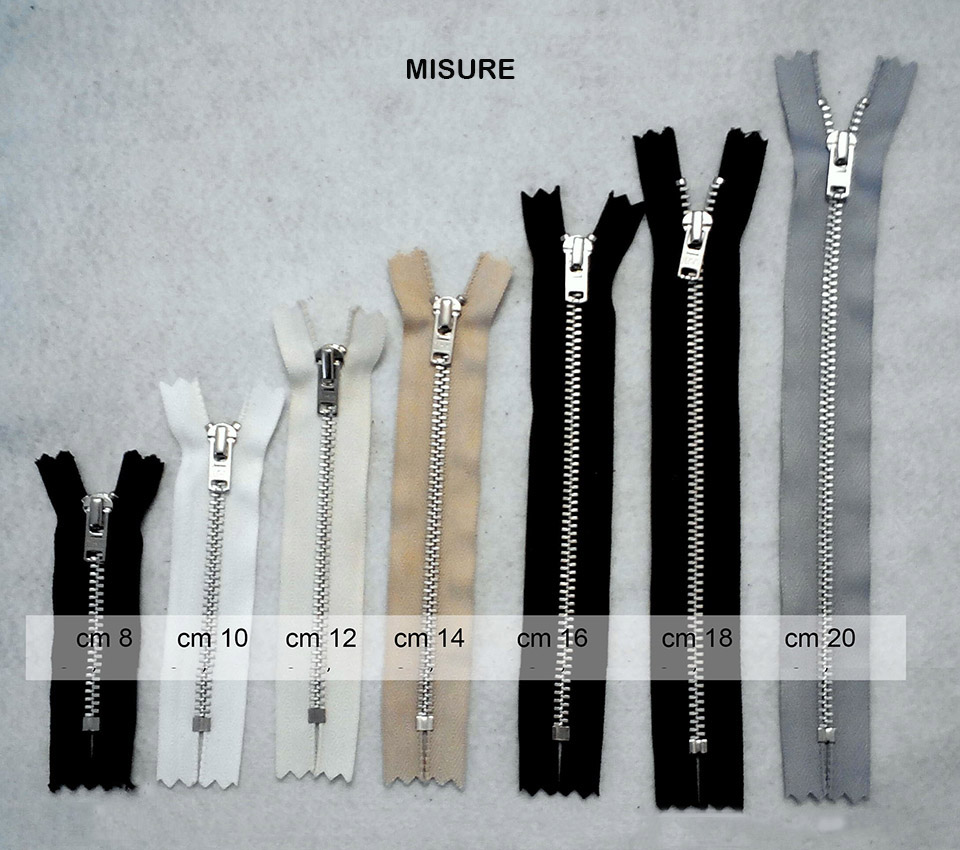 Zip Cerniera lampo YKK (leggera) - immagine 2