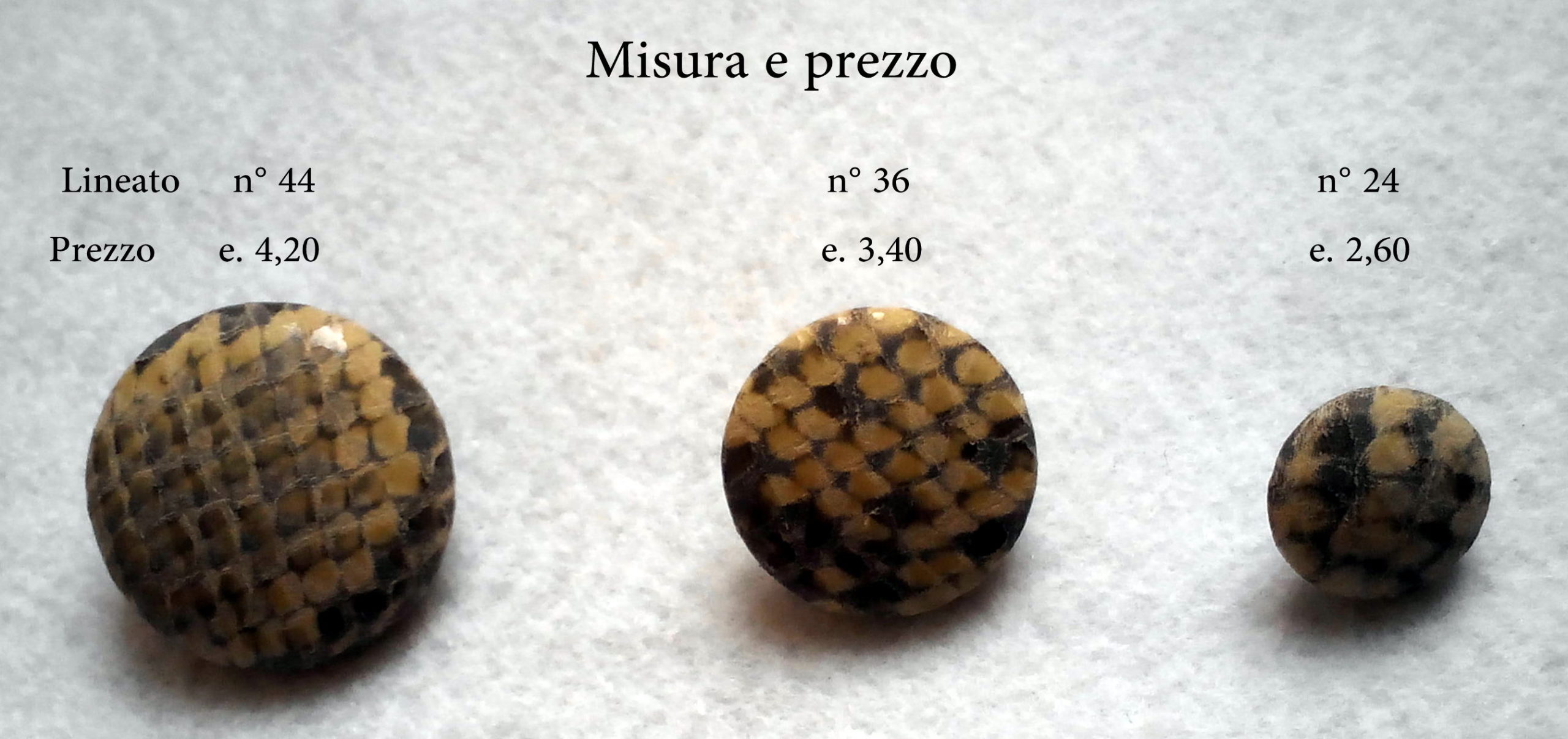 Bottone rivestito finta pelle - immagine 3