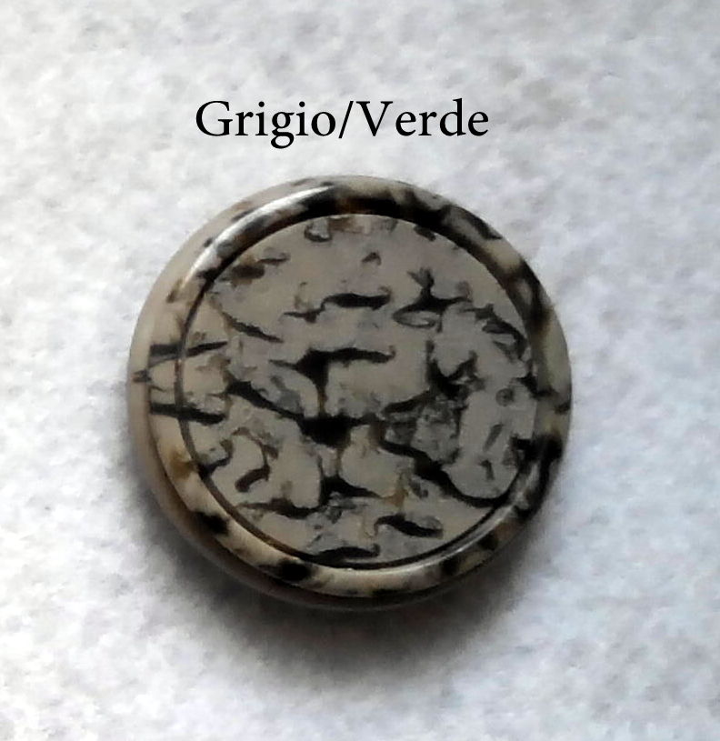 Bottone Piatto sfumatura a bassorilievo - immagine 8