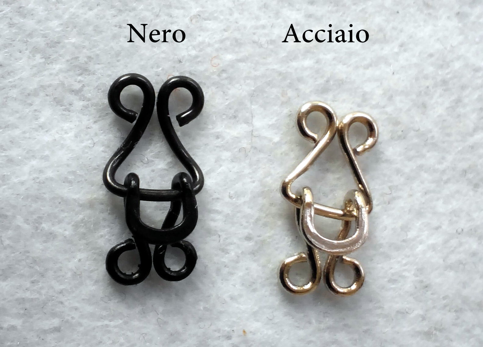 Uncinello piccolo in acciaio - immagine 2