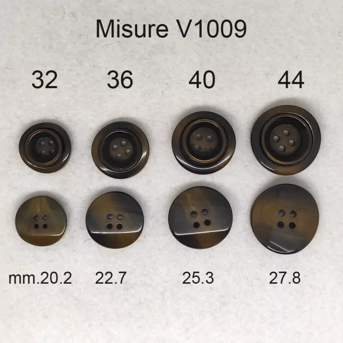 misure bottoni v1009