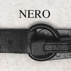 Gancio clip - chiusura per sopprabiti - Nero