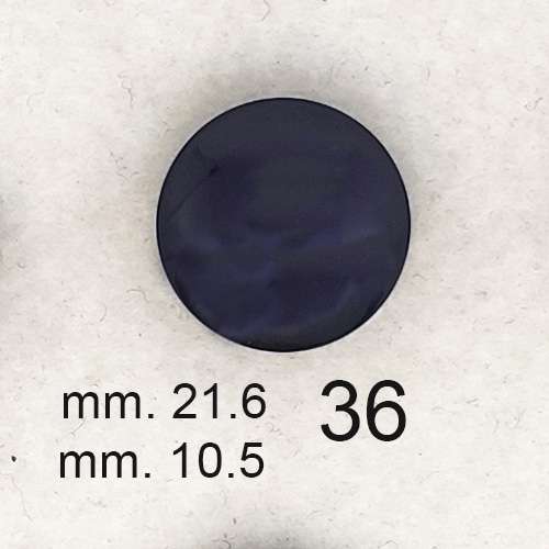 Bottone Blu Scuro Vintage anni 70 - immagine 4