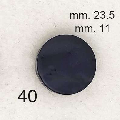 Bottone Blu Scuro Vintage anni 70 - immagine 3