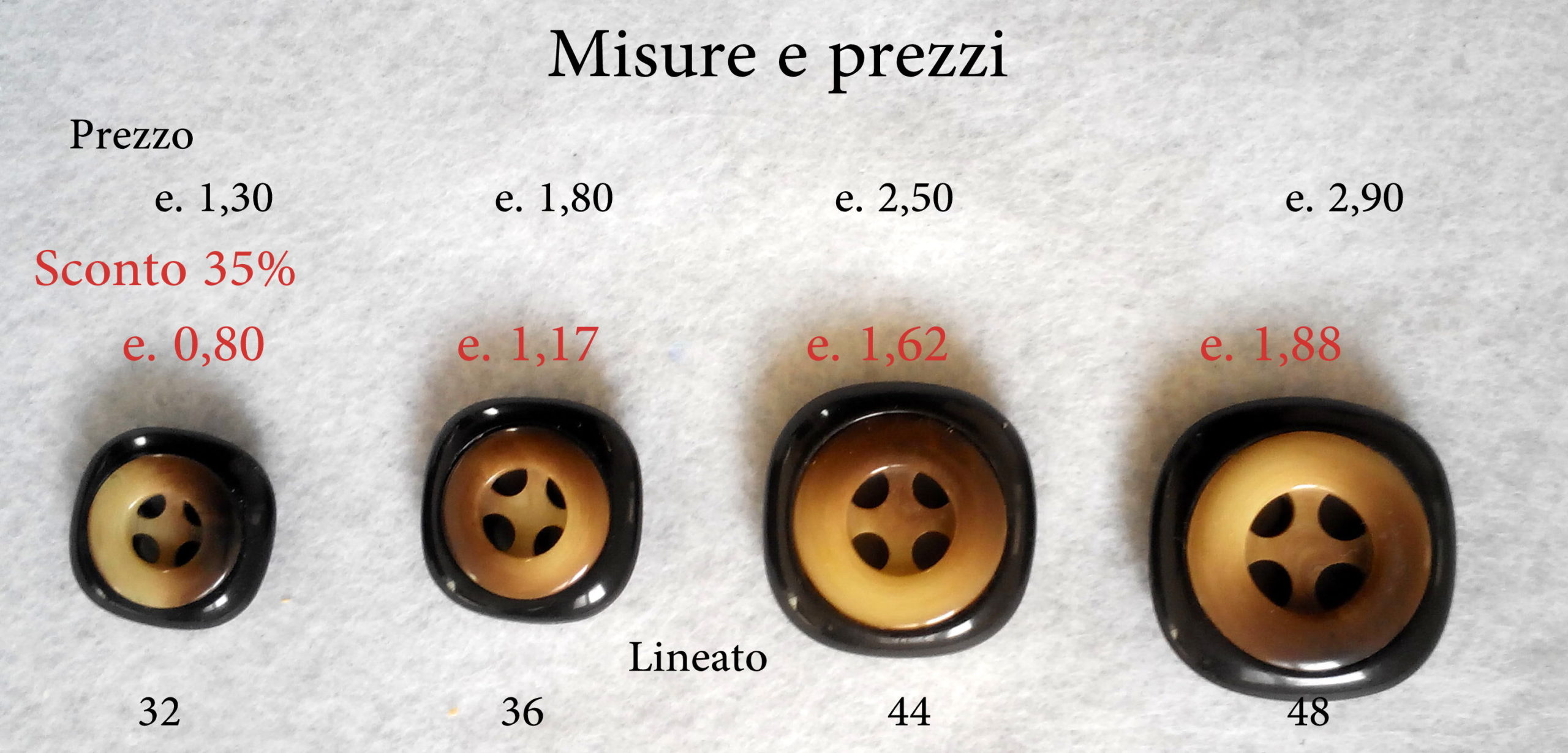 Bottone vintage art. v1020 - immagine 3