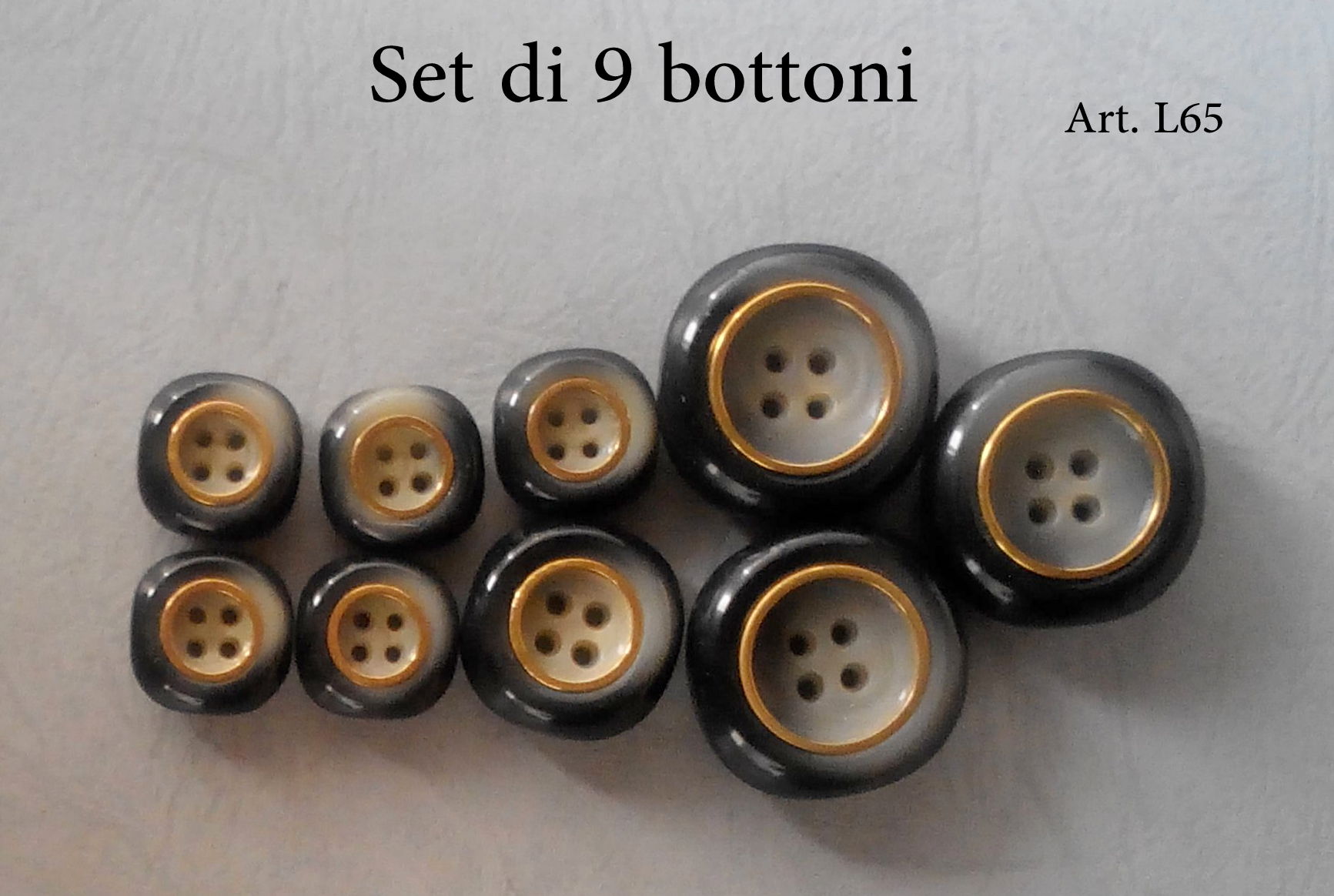 Set bottoni fine anni 60
