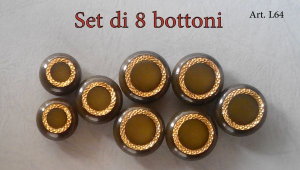 Set bottoni vintage fine anni 60 - immagine 2