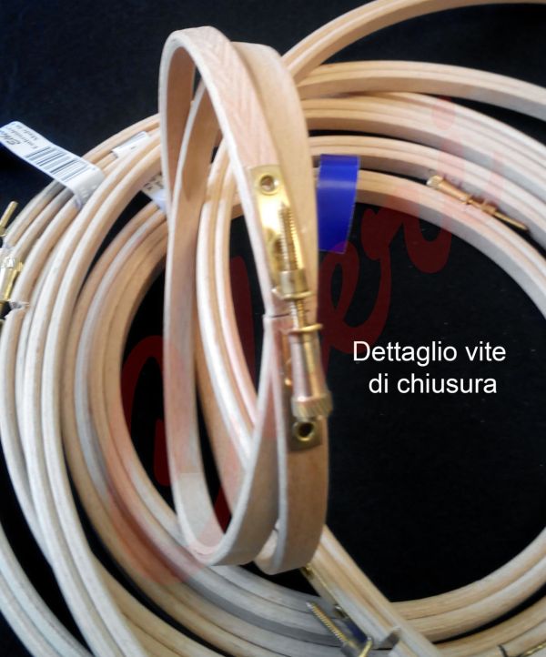 Telaio rotondo in legno per ricamo - immagine 8