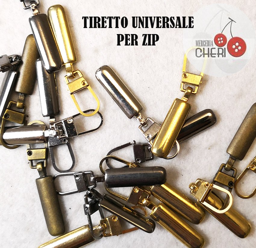 Tiretto per cerniera zip %cheri