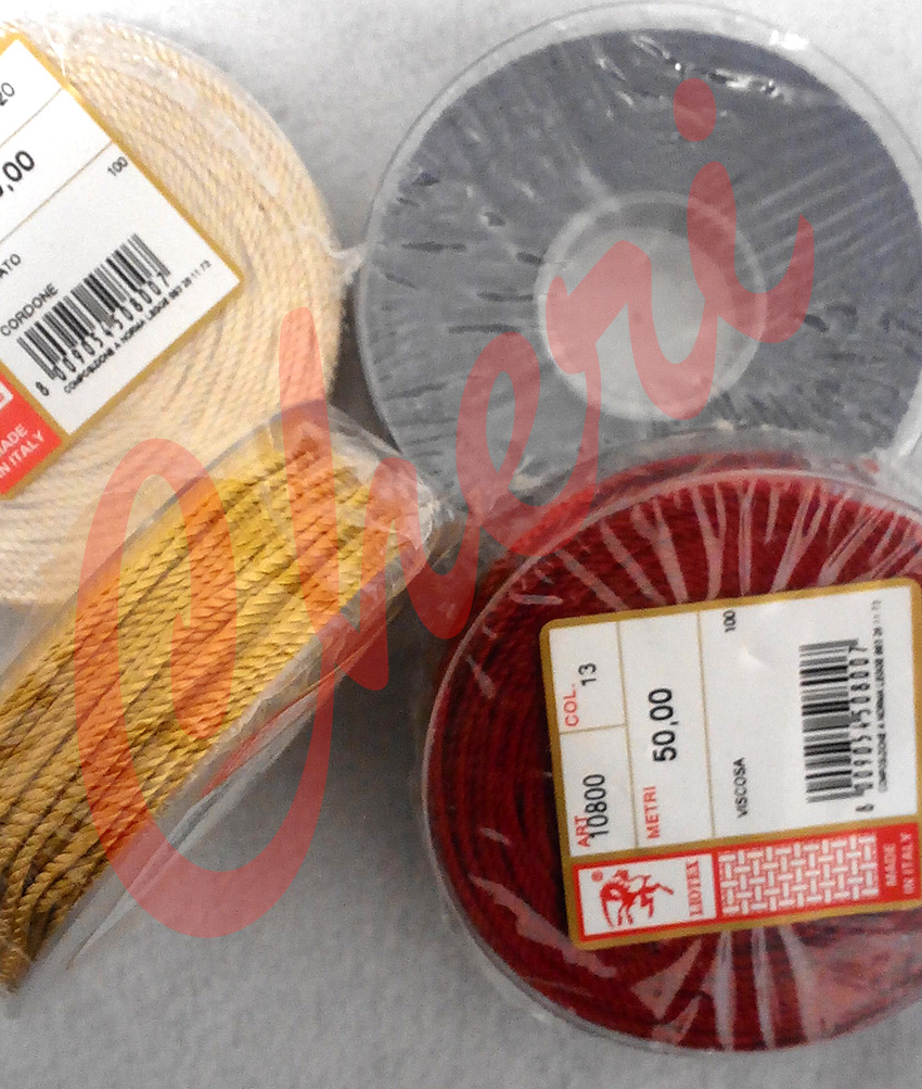 Cordoncino lucido Liotex  mm. 1.5 m.50 - immagine 2