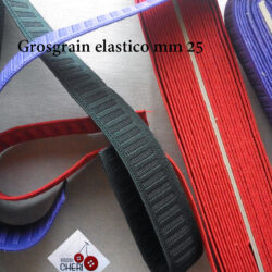 Nastro elastico (Grosgrain) mm. 25  vendita a metraggio
