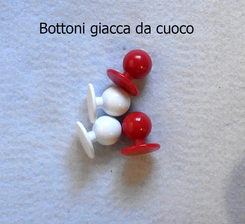 Bottone per giacca da cuoco