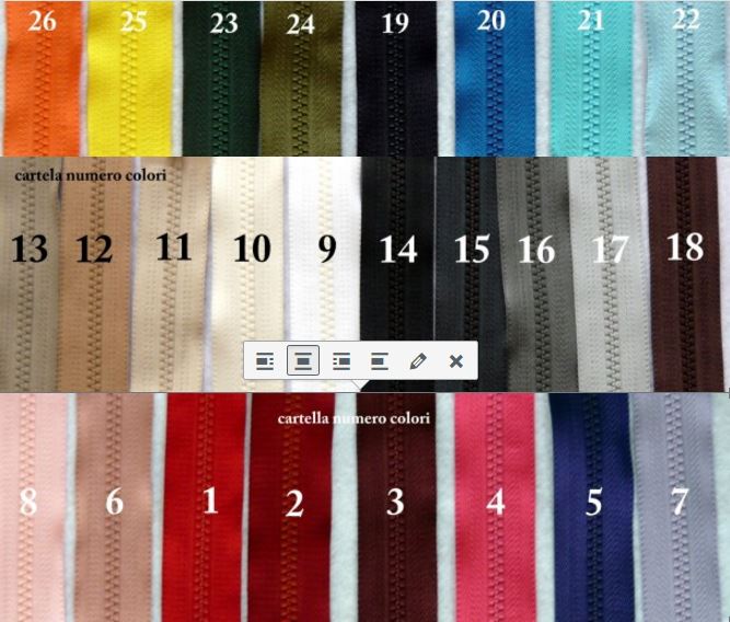 Cerniera lampo YKK pressofusa divisibile cat. 5 - immagine 2
