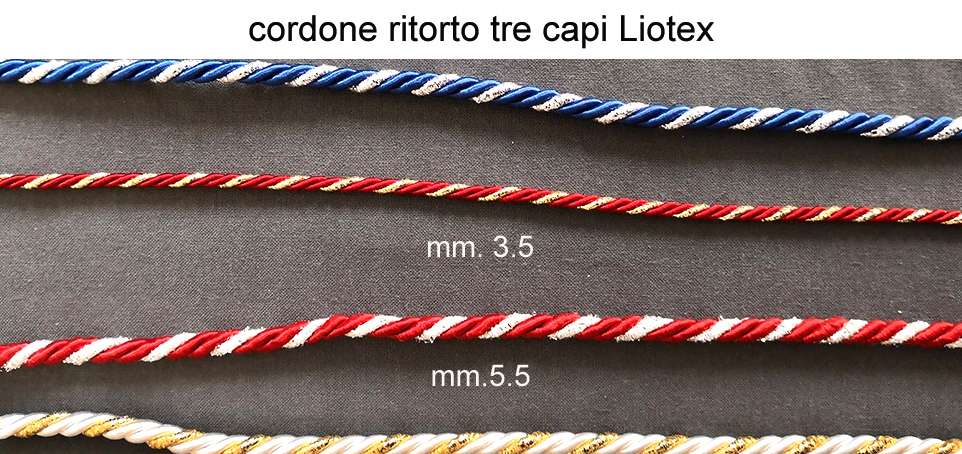 cordone ritorto liotex bicolore