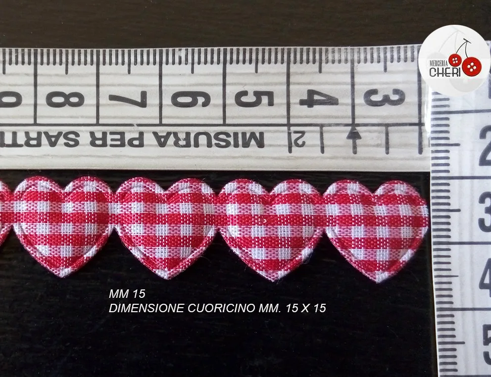 Nastro Cuoricini imbottiti - immagine 3