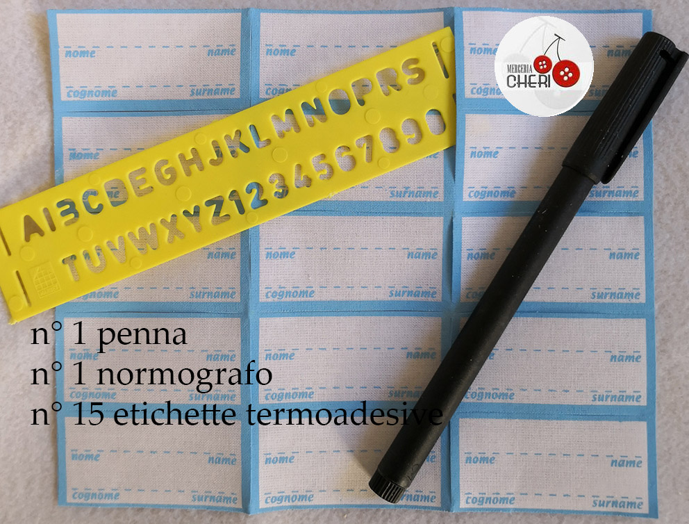 Etichetta termoadesiva con penna - immagine 3