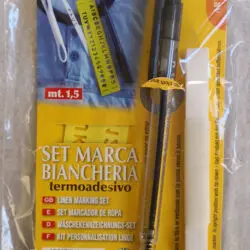 Set marca biancheria termo adesivo