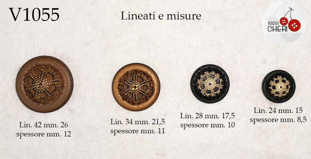 Bottone vintage anni 60 (V1055) - immagine 4