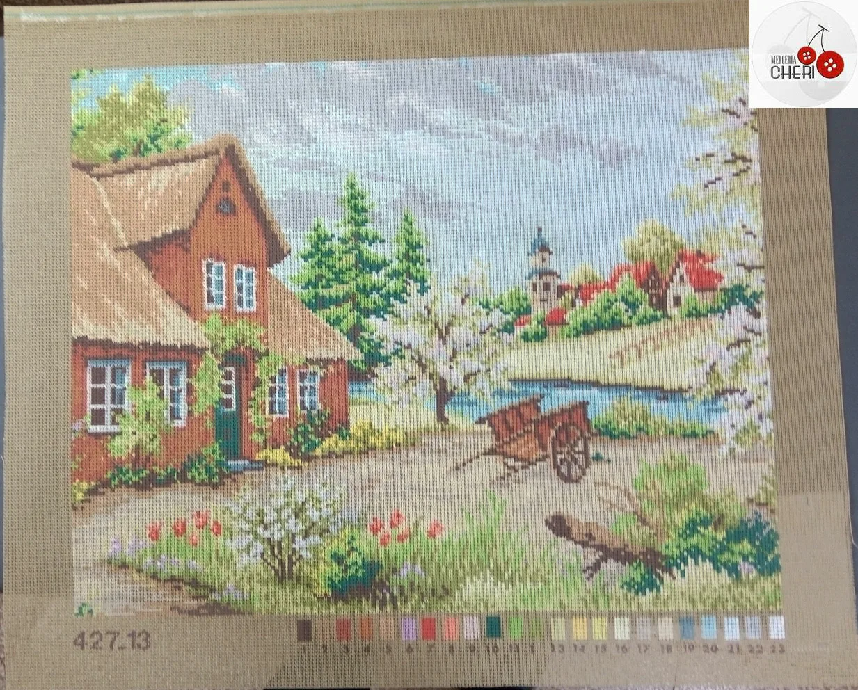 Canovaccio paesaggio cm 40 x 50