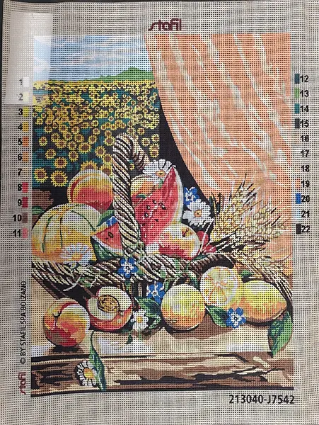 Natura morta Estateda ricamare cm 30x40 - immagine 4