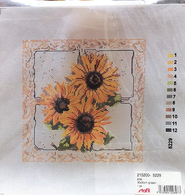 Immagine prestampata per ricamo punto croce