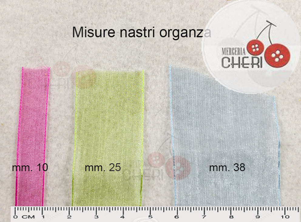 Nastro organza a metraggio - immagine 5