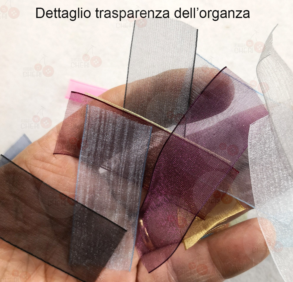 Nastro organza a metraggio - immagine 4