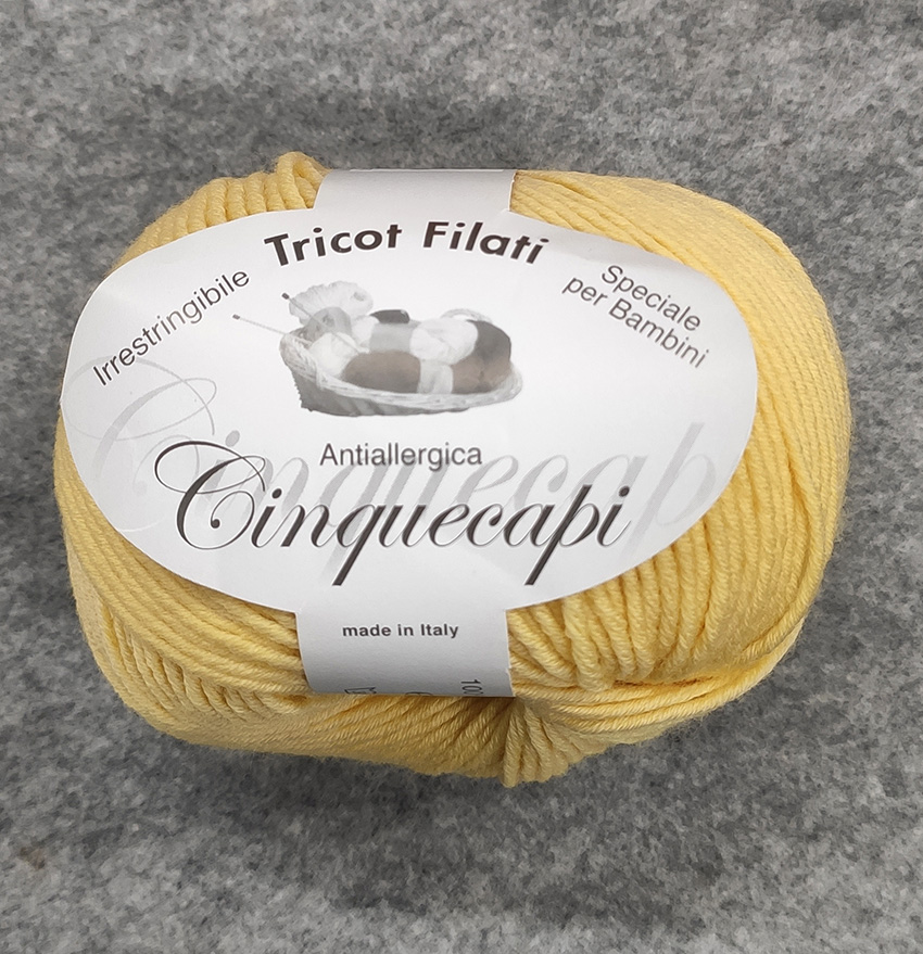 Gomitolo lana merinos cinque capi col. 09