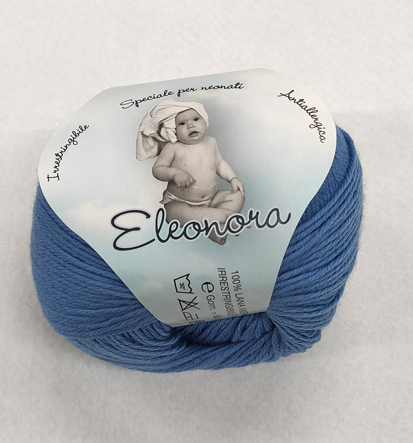 Gomitolo Lana merinos ELEONORA gr. 50 - immagine 6