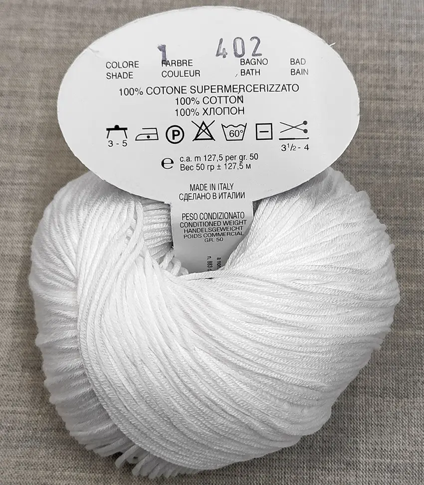 Gomitolo cotone egiziano BBB gr. 50 - immagine 8