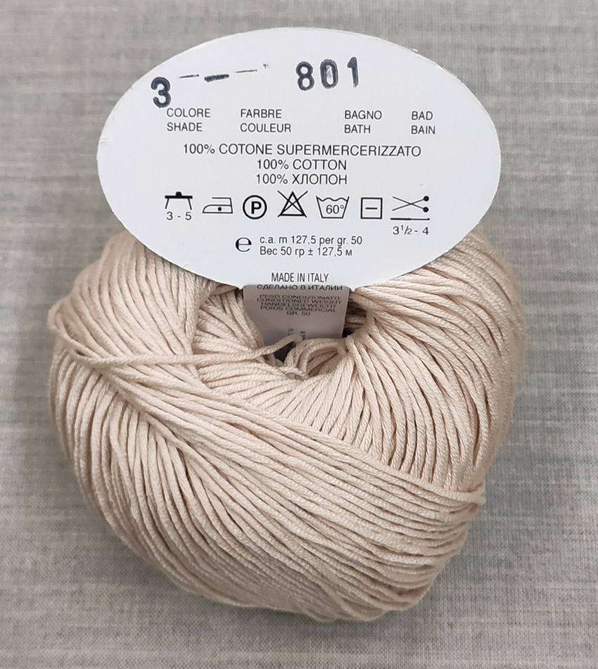Morillas Confezione 8 Gomitoli Zepelines Ne 5/2, Colore Salmone 2, 100% Cotone Egiziano Mercerizzato Per Uncinetto E Maglia
