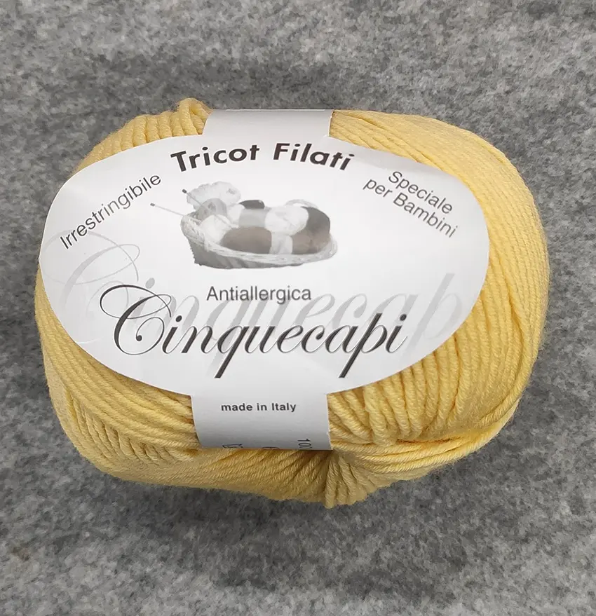 Gomitolo lana merinos cinque capi col. 09