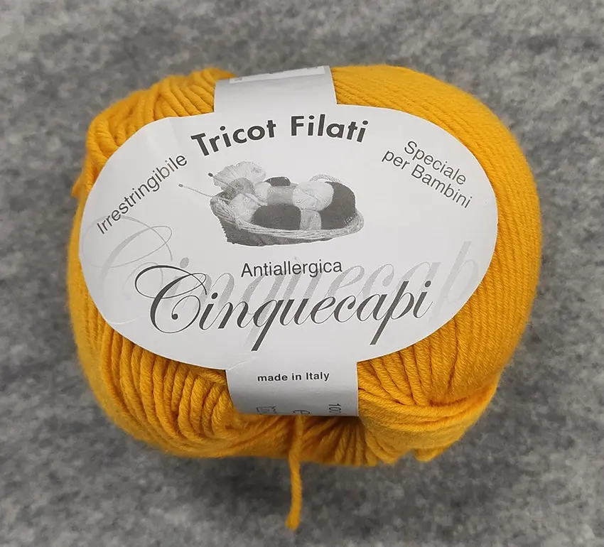 Gomitolo lana merinos cinque capi col. 333