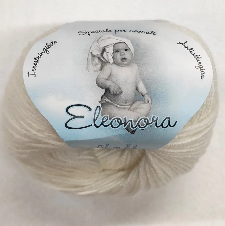 Gomitolo Lana merinos ELEONORA gr. 50 - immagine 9