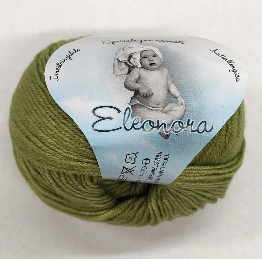 Gomitolo Lana merinos ELEONORA gr. 50 - immagine 8