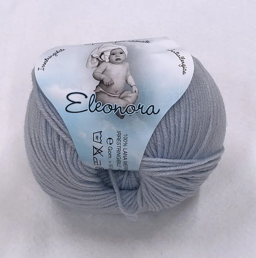 Gomitolo Lana merinos ELEONORA gr. 50 - immagine 10