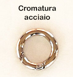 Anello Moschettone - Cromatura acciaio