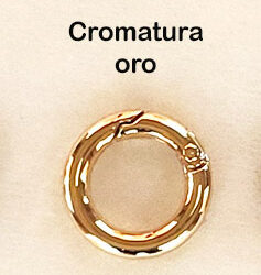 Anello Moschettone - Cromatura oro