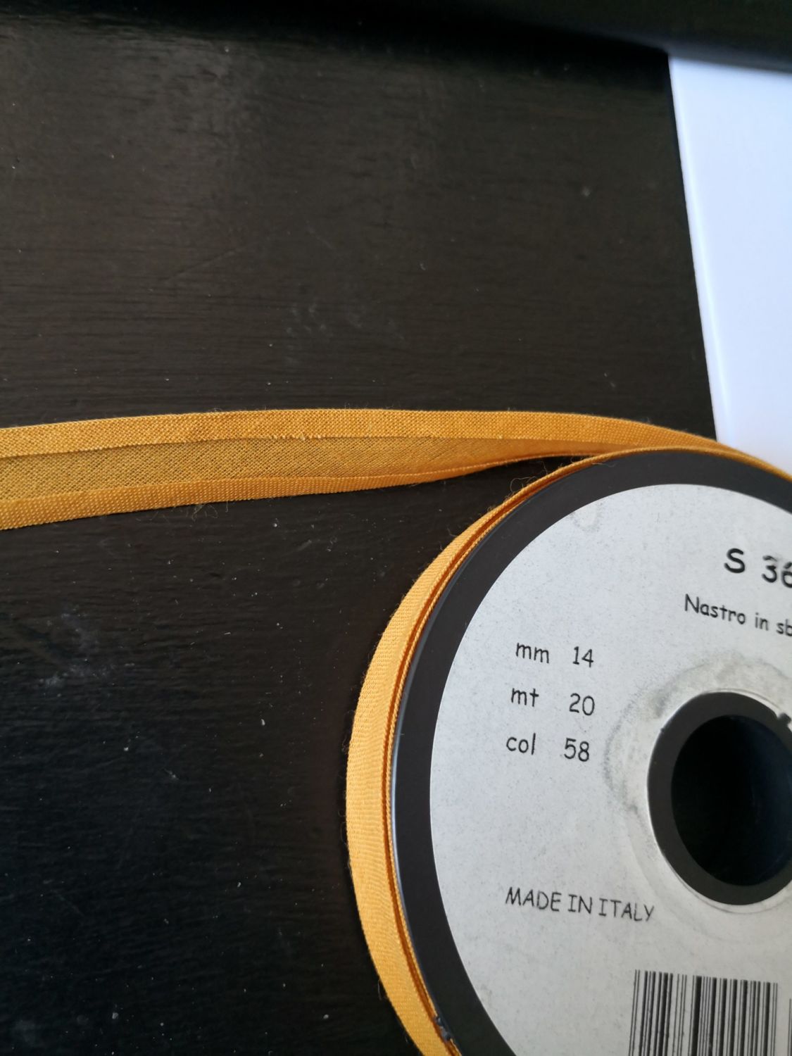Sbieco nastro puro cotone - immagine 5